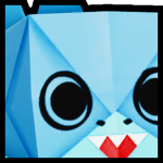 Obrovský origami žralok